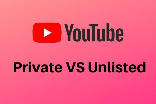 youtube privaat vs noteerimata