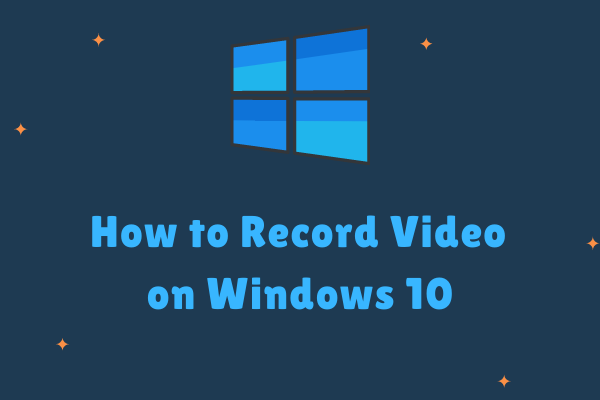 come registrare video sulla miniatura di Windows 10